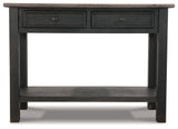 Tyler Creek Grayish Brown/Black Coffee Table and 2 End Tables with Console (Online Special Price) - Ornate Home