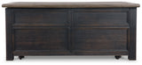 Tyler Creek Grayish Brown/Black Coffee Table and 2 End Tables with Console (Online Special Price) - Ornate Home