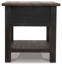 Tyler Creek Grayish Brown/Black Coffee Table and 2 End Tables with Console - Ornate Home