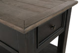 Tyler Creek Grayish Brown/Black End Table (Online Special Price) - Ornate Home