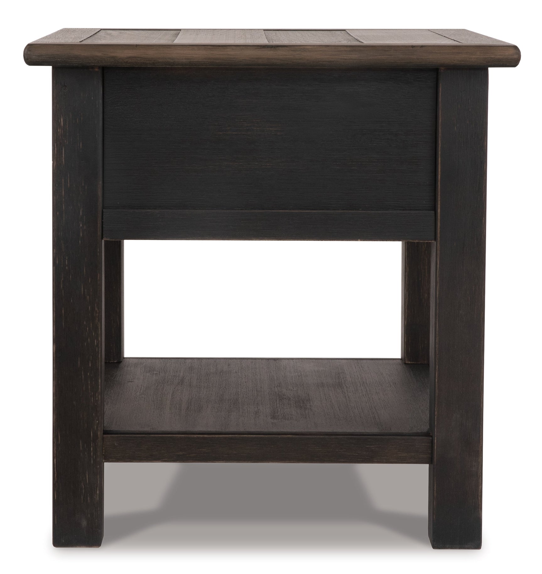 Tyler Creek Grayish Brown/Black End Table (Online Special Price) - Ornate Home