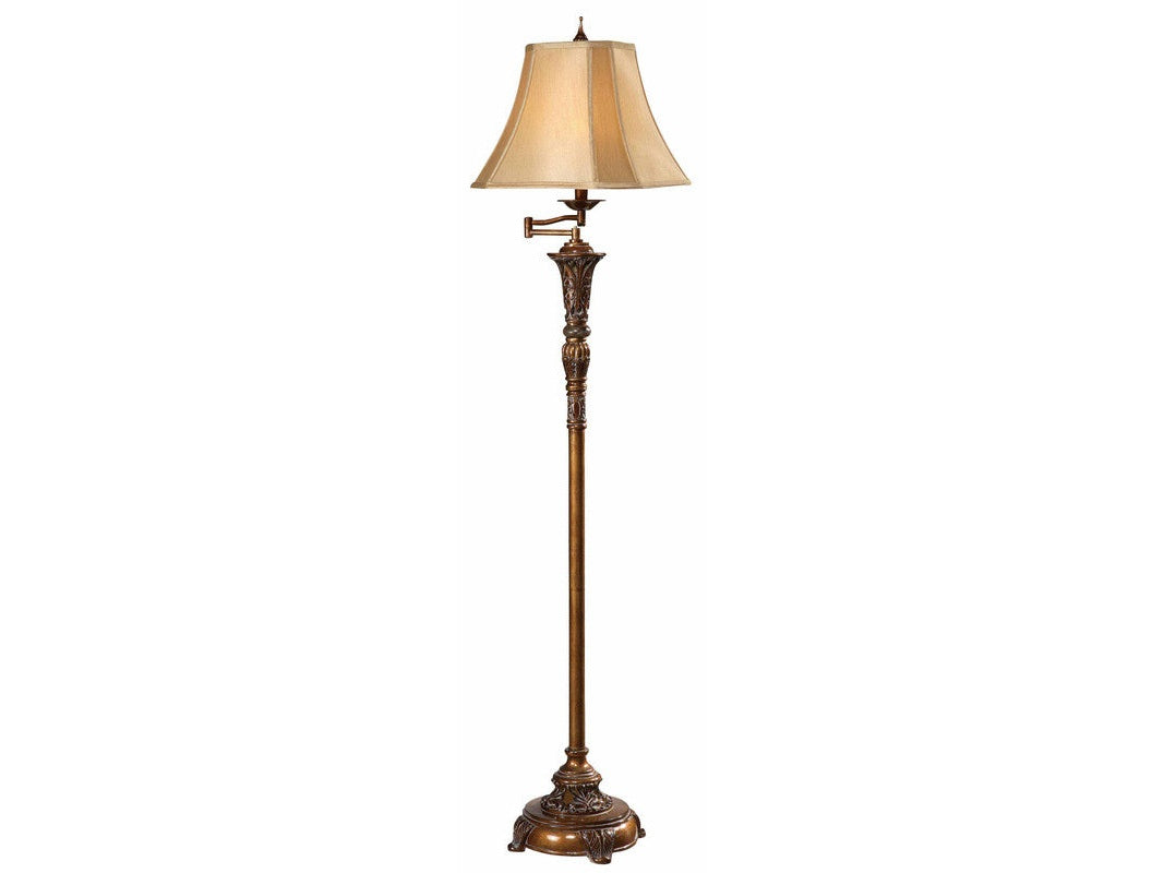 Tyler Gold Floor Lamp - Ornate Home