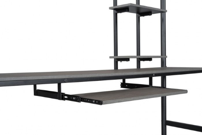Tymon Black Bunk Bed - Ornate Home