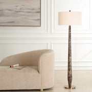 Tyree Brown Marble Floor Lamp - Ornate Home