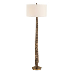 Tyree Brown Marble Floor Lamp - Ornate Home