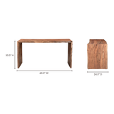 Tyrell Natural Stain Desk - Ornate Home