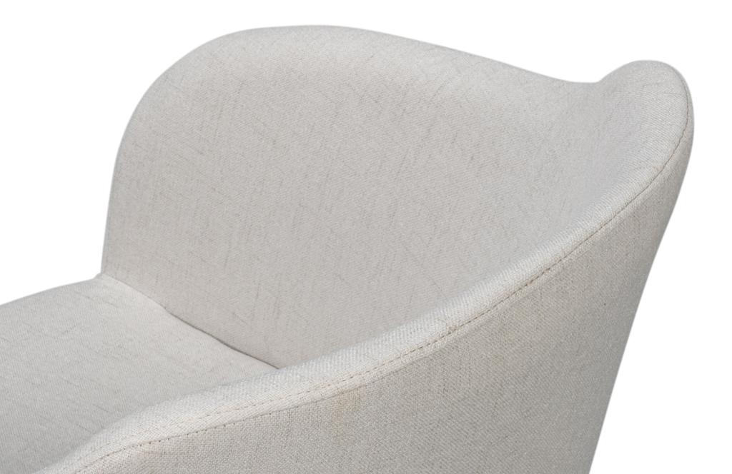 Urban Lounge White Occasional Contemporary Chair
