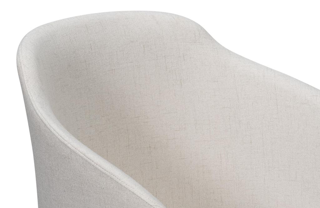 Urban Lounge White Occasional Contemporary Chair