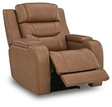 Knightington Caramel Power Reclining Sofa, Loveseat and Recliner (Online Special Price)
