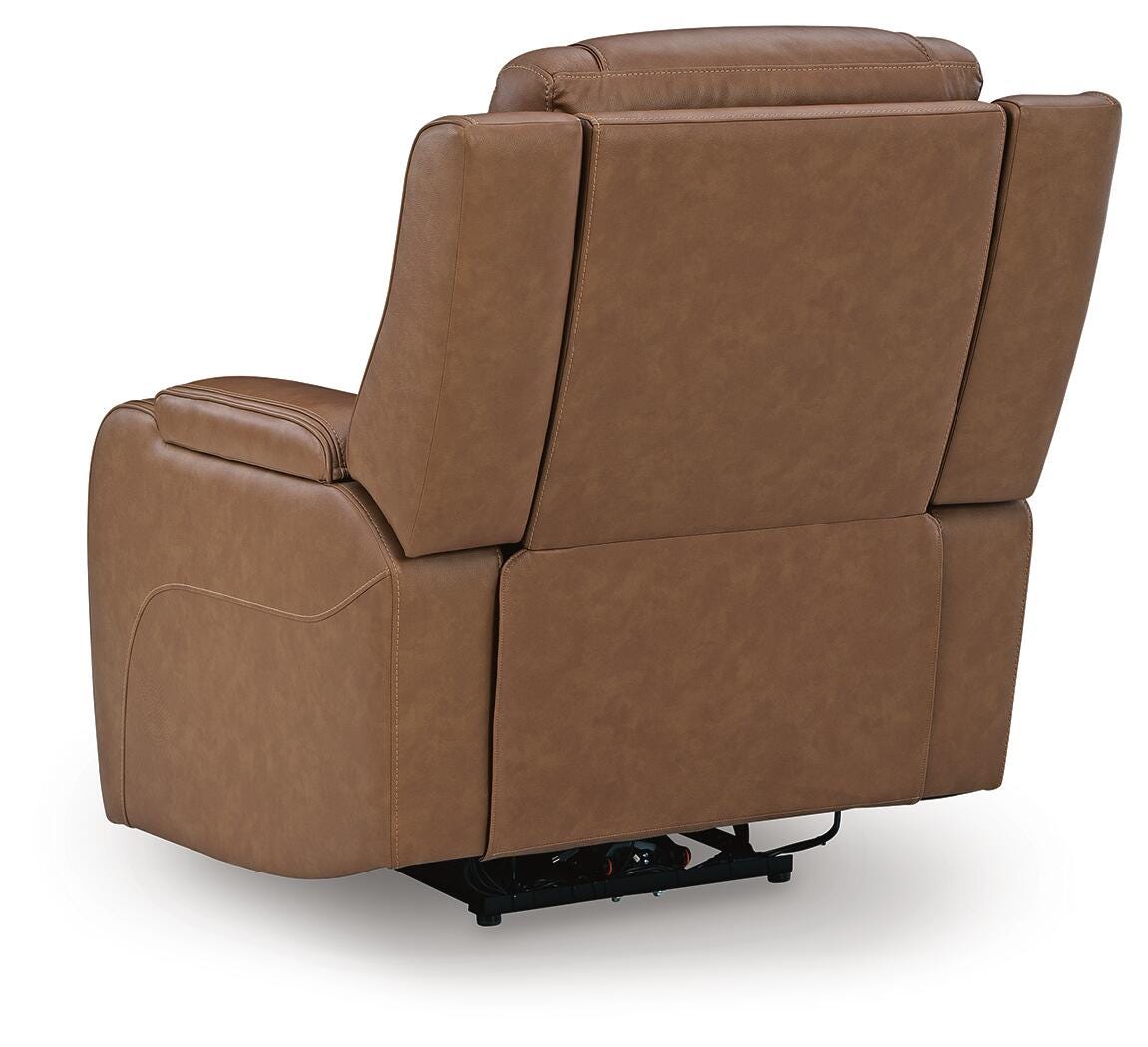 Knightington Caramel Power Reclining Sofa, Loveseat and Recliner (Online Special Price)