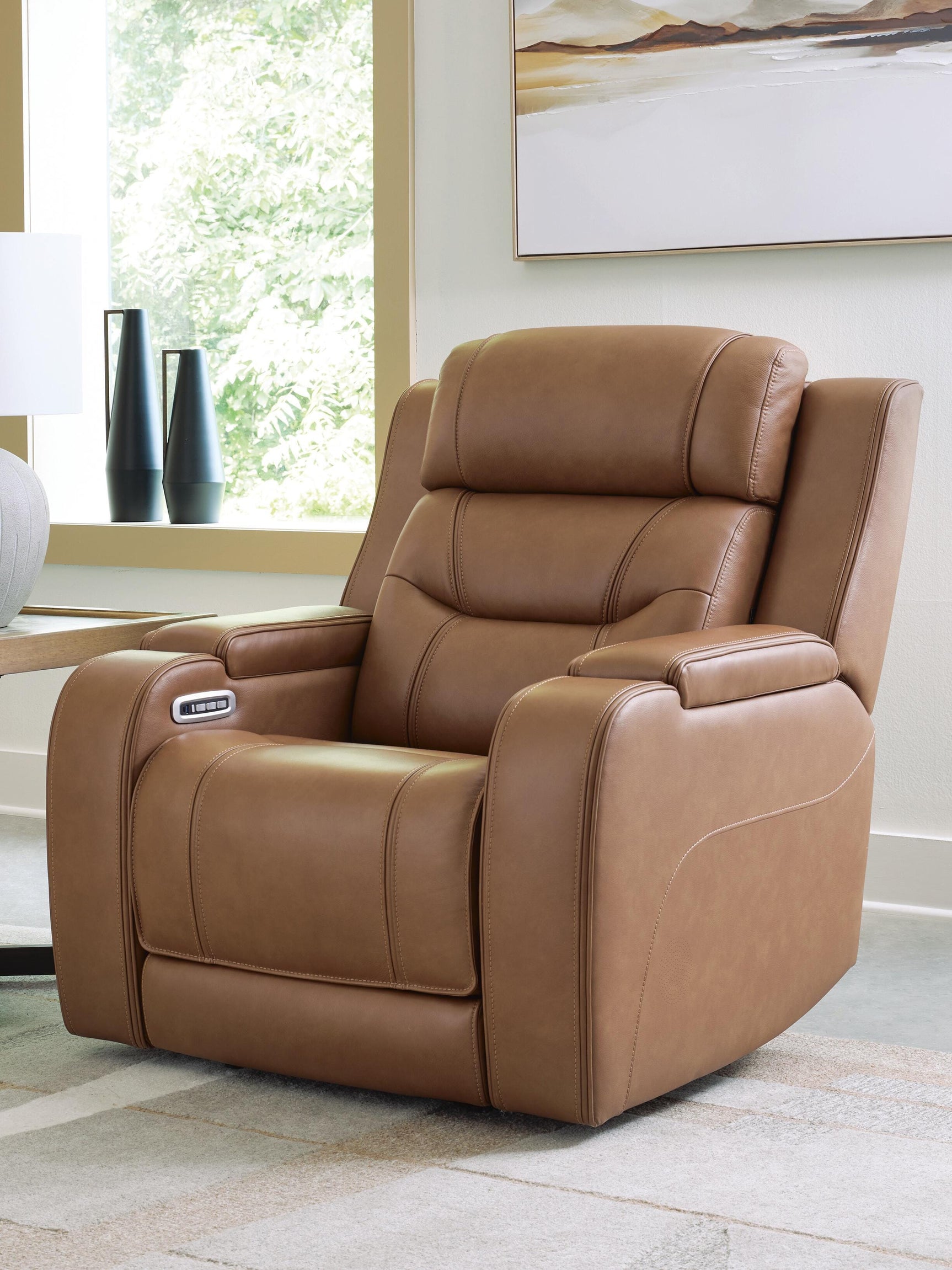 Dreamer Caramel Power Recliner with Audio Seating (Online Special Price)
