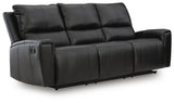 Danemere Black Reclining Sofa