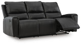 Danemere Black Reclining Sofa (Online Special Price)
