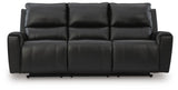 Danemere Black Reclining Sofa