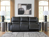 Danemere Black Reclining Sofa (Online Special Price)