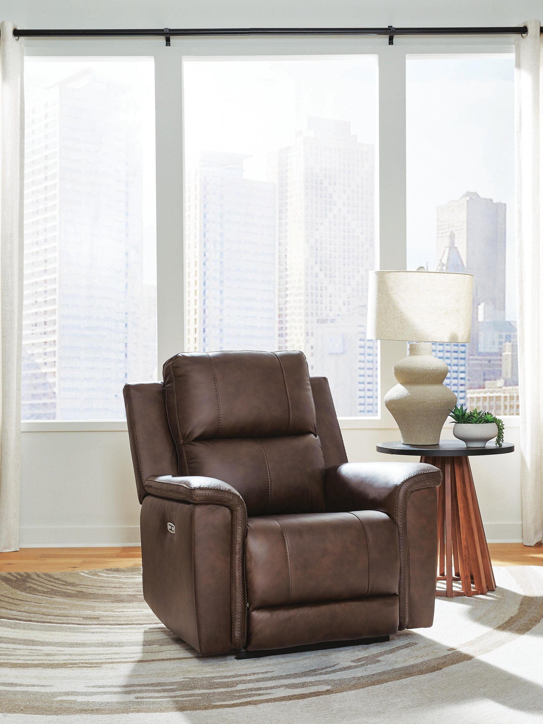 Beryton Espresso Power Recliner
