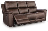 Beryton Espresso Power Reclining Sofa