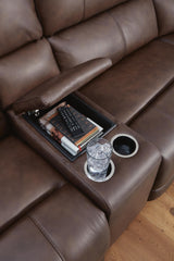 Beryton Espresso 6-Piece Power Reclining Sectional (Online Special Price)
