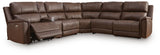 Beryton Espresso 6-Piece Power Reclining Sectional