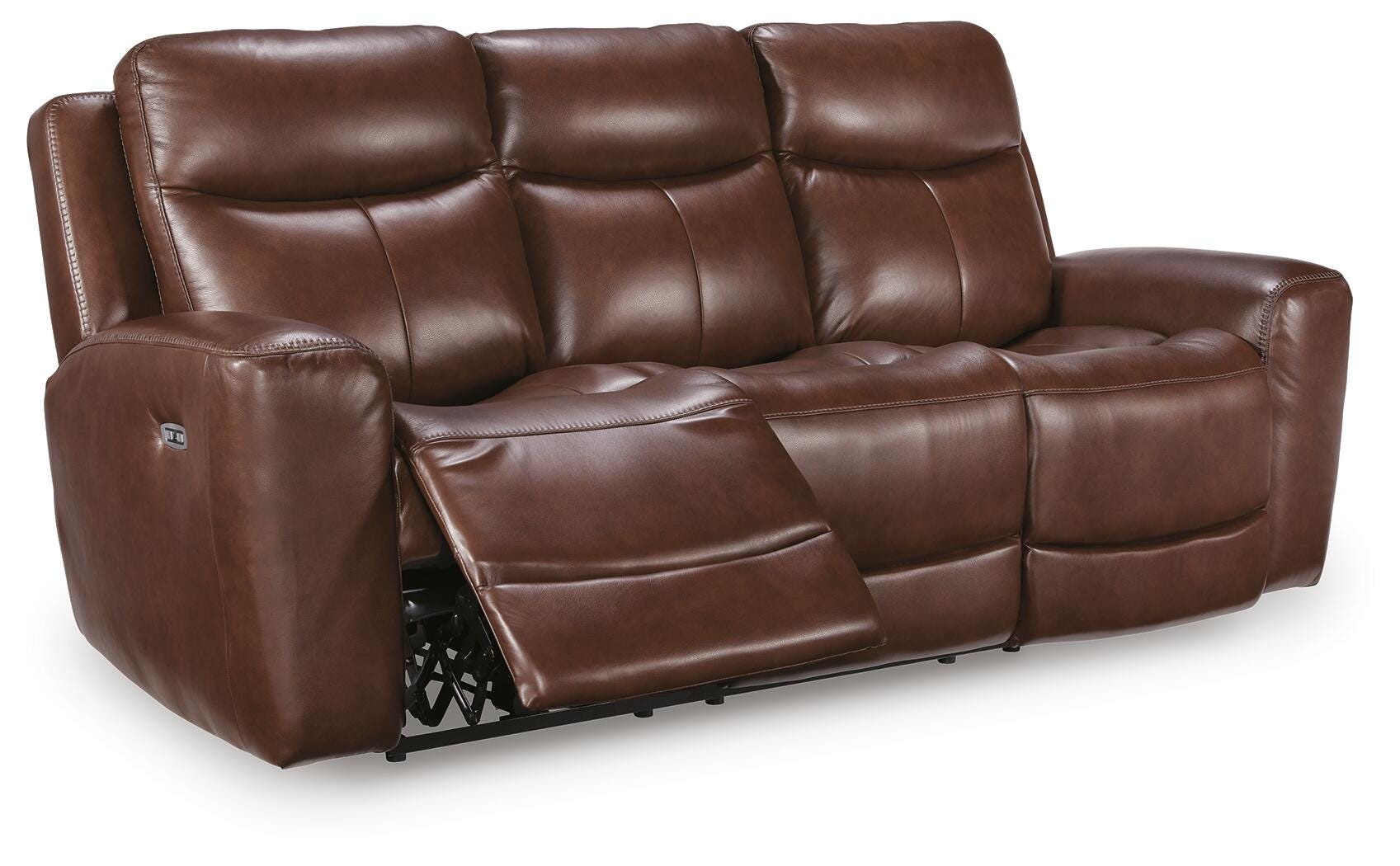 Bexhurst Mahogany Power Reclining Sofa and Loveseat