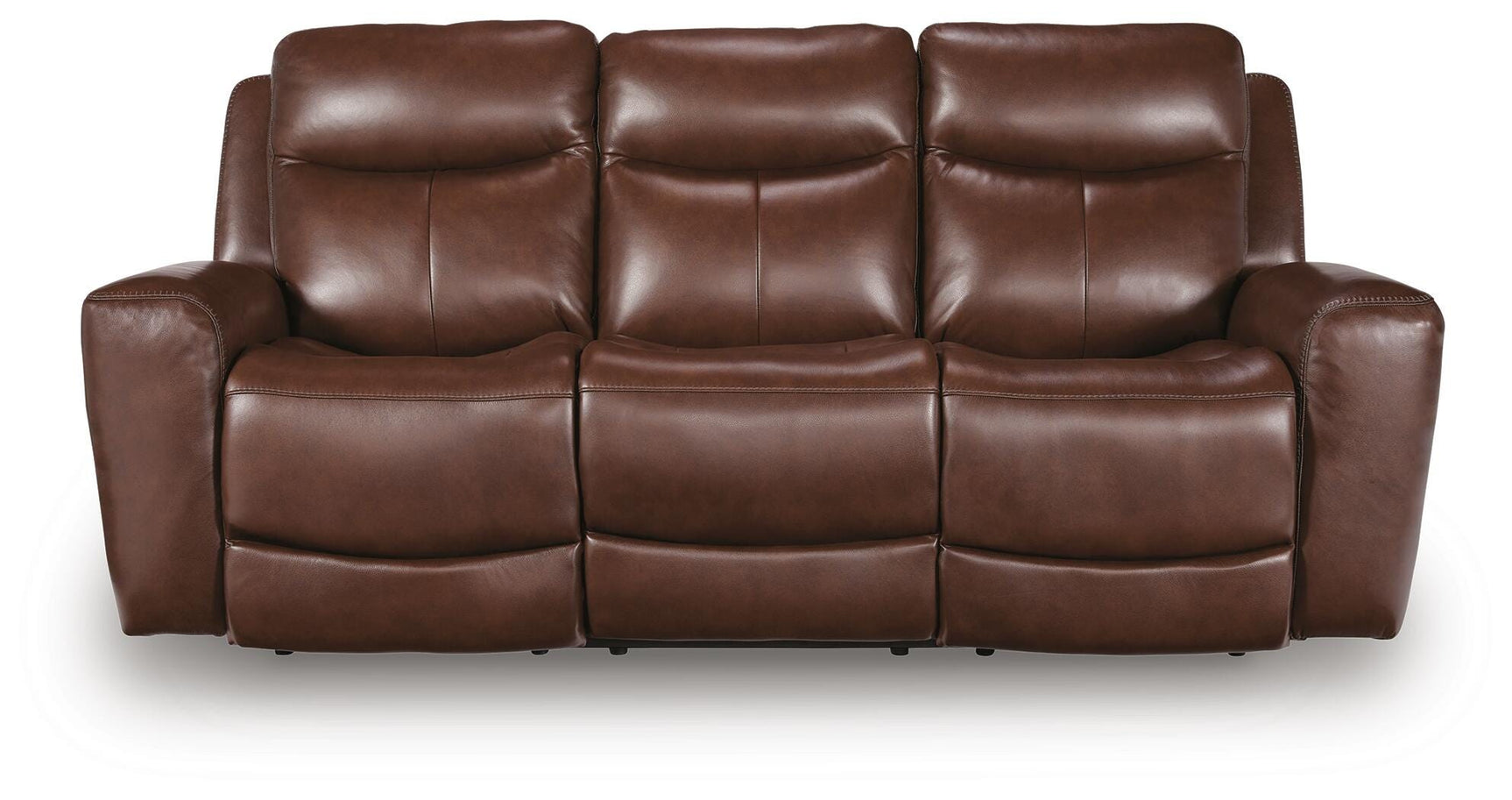 Bexhurst Mahogany Power Reclining Sofa and Loveseat