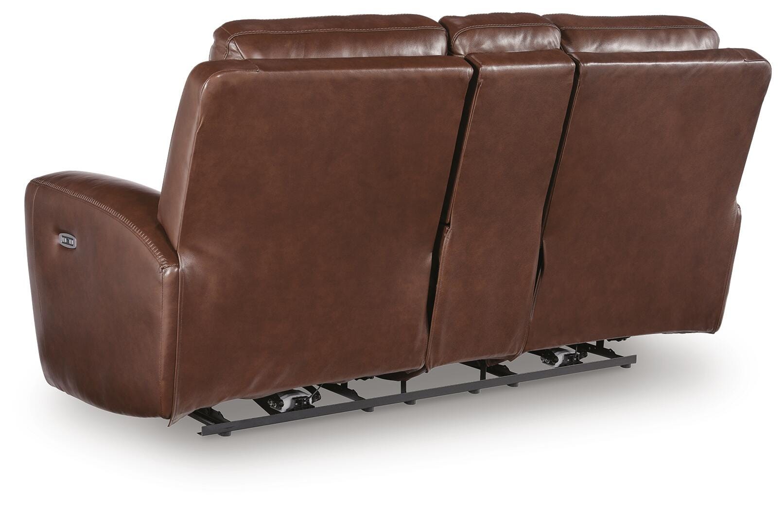 Bexhurst Mahogany Power Reclining Sofa and Loveseat