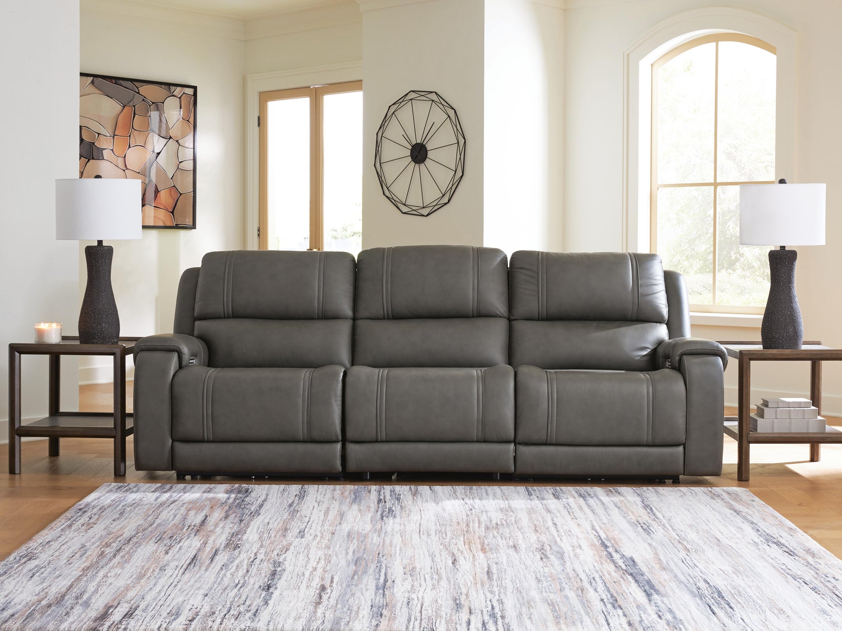 5Z-Harrenhurst Anchor 3-Piece Power Sectional Reclining Sofa