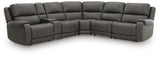 5Z-Harrenhurst Anchor 6-Piece Power Reclining Sectional (Online Special Price)
