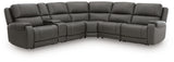 5Z - Pittson Anchor 6-Piece Power Reclining Sectional (Online Special Price)