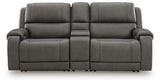 5Z-Harrenhurst Anchor 3-Piece Power Reclining Sectional Loveseat with Console (Online Special Price)
