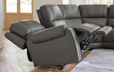5Z - Pittson Anchor 7-Piece Power Reclining Sectional with 2 Storage Consoles (Online Special Price)
