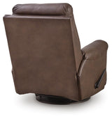 Dolinger Espresso Swivel Glider Recliner (Online Special Price)