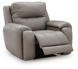 Real Moments Ash Power Recliner w/Audio Seating (Online Special Price)