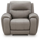 Real Moments Ash Power Recliner w/Audio Seating (Online Special Price)