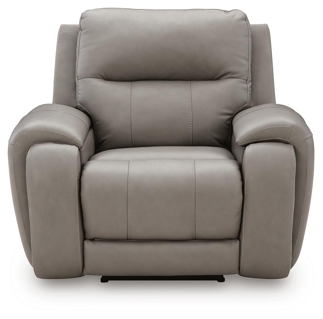 Real Moments Ash Power Recliner w/Audio Seating (Online Special Price)