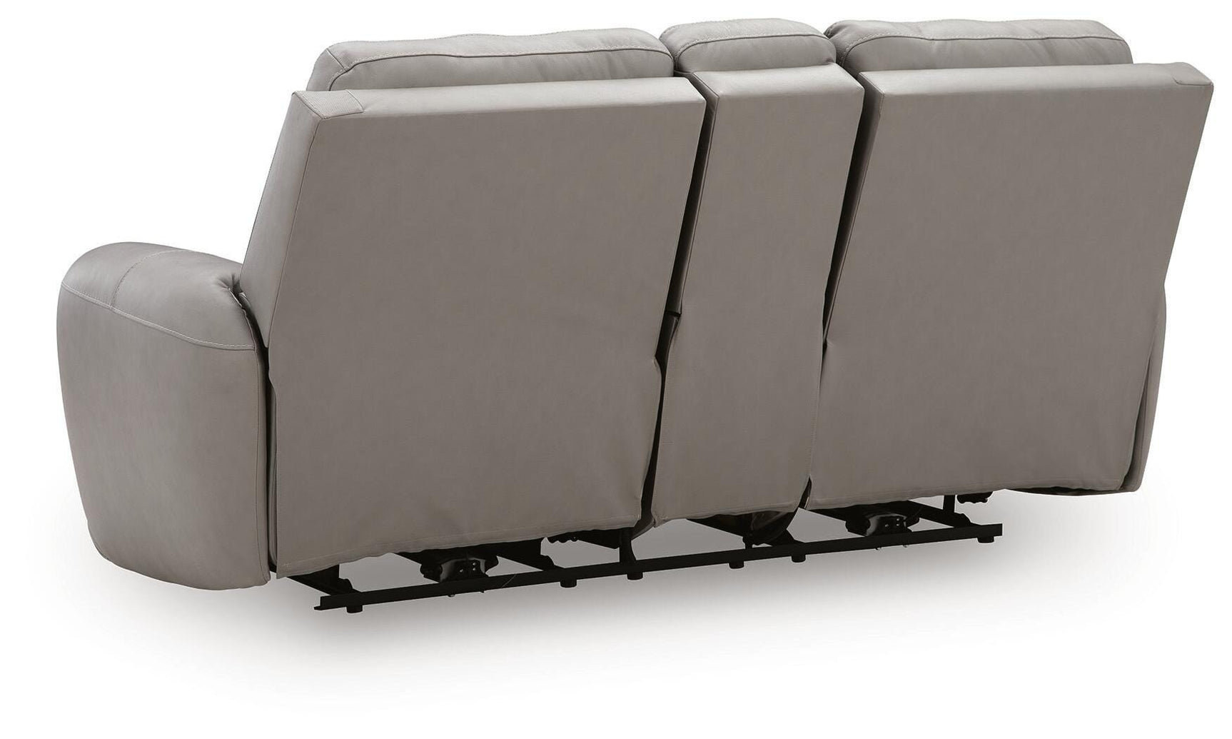 Real Moments Ash Power Reclining Loveseat with Audio Seating