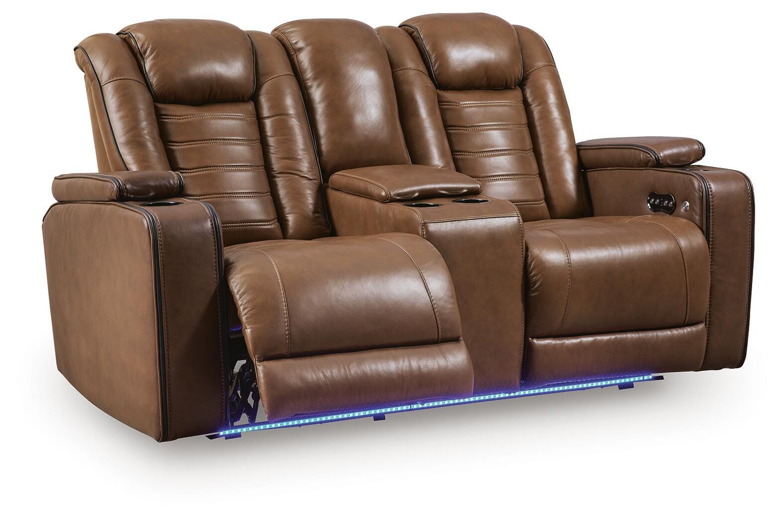 Gruaro Amber Power Reclining Loveseat with Console
