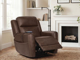 4Z-Tribano Espresso Power Lift Recliner