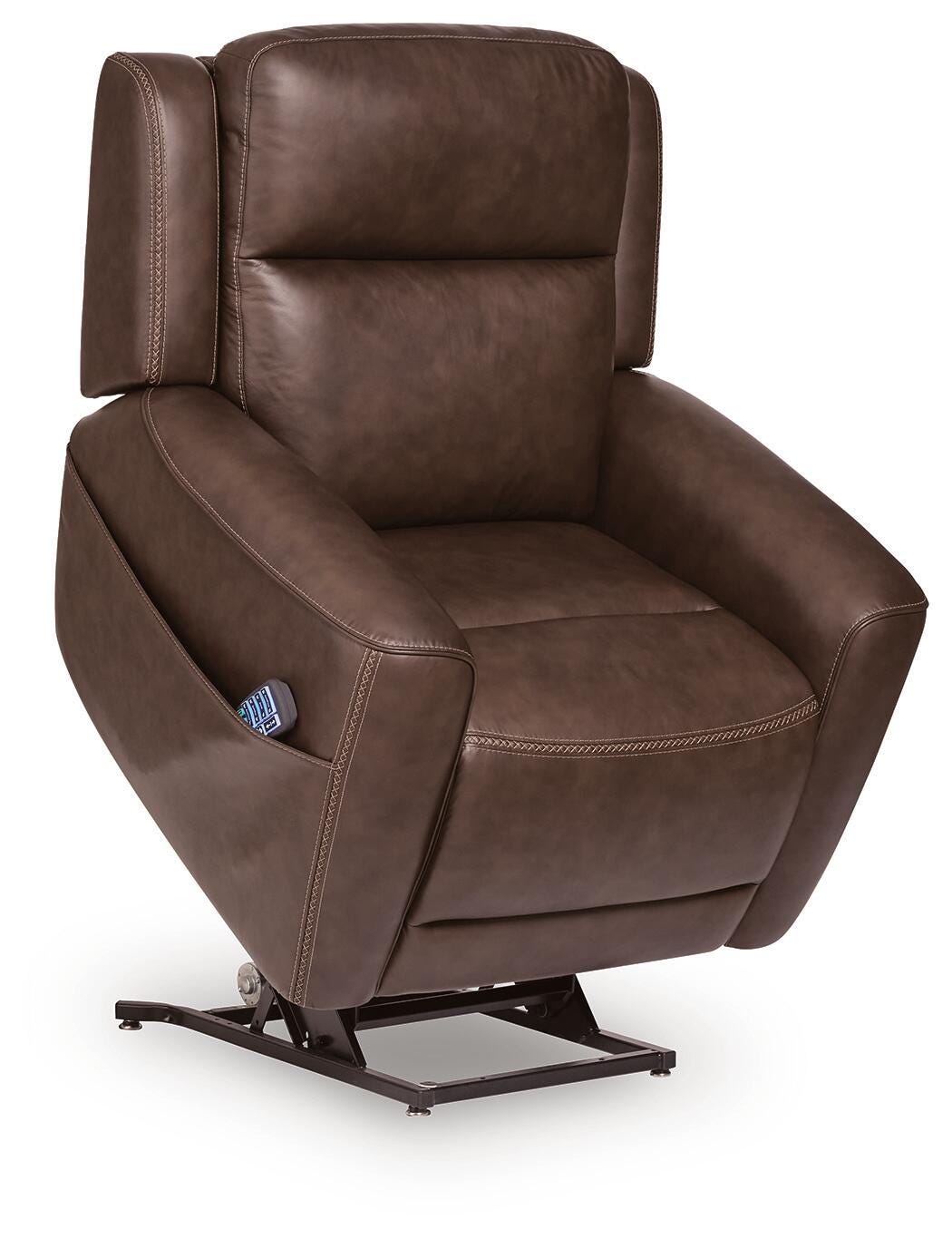 4Z-Tribano Espresso Power Lift Recliner
