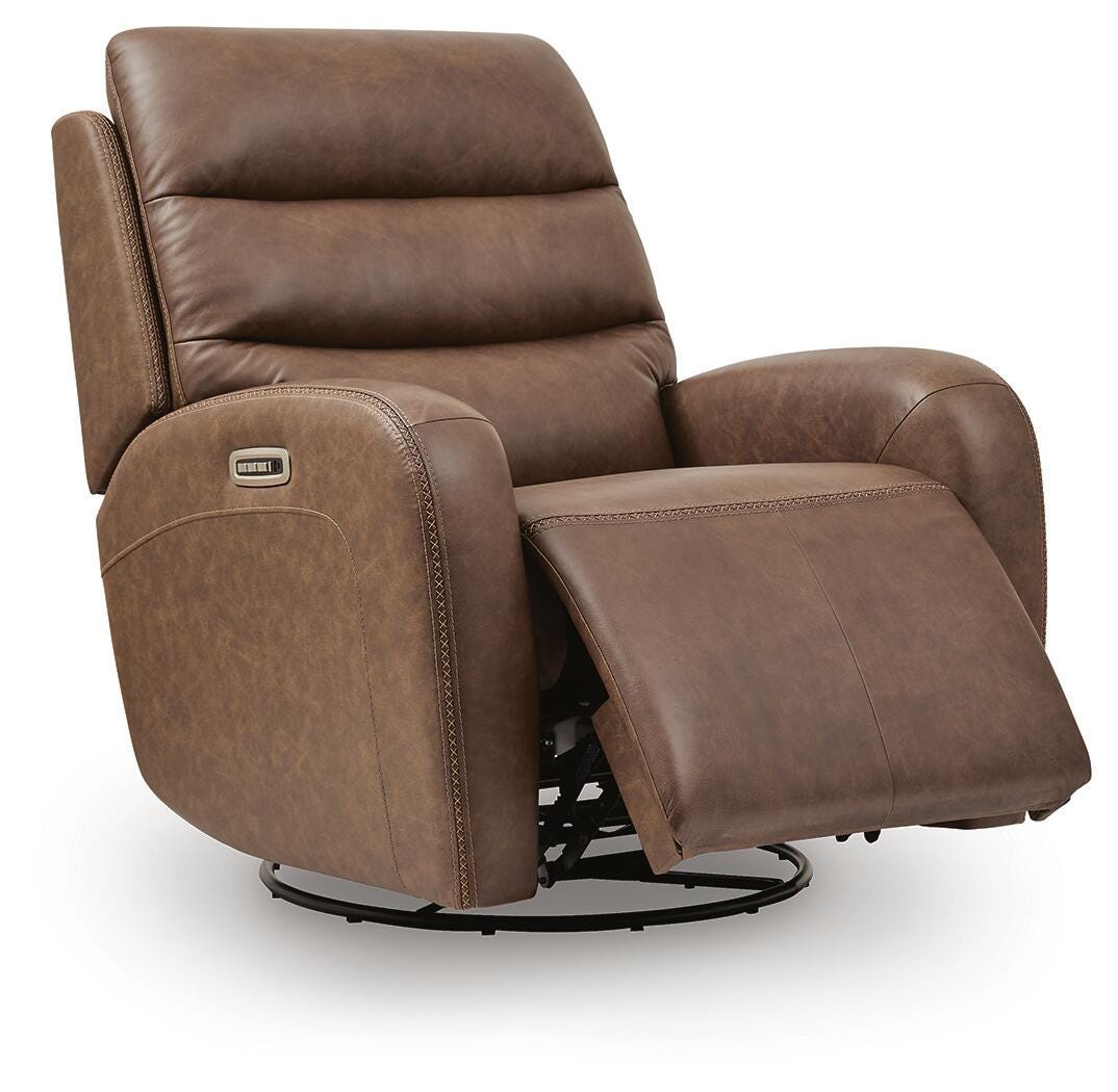 Motion-Max Saddle Swivel Glider Power Recliner (Online Special Price)
