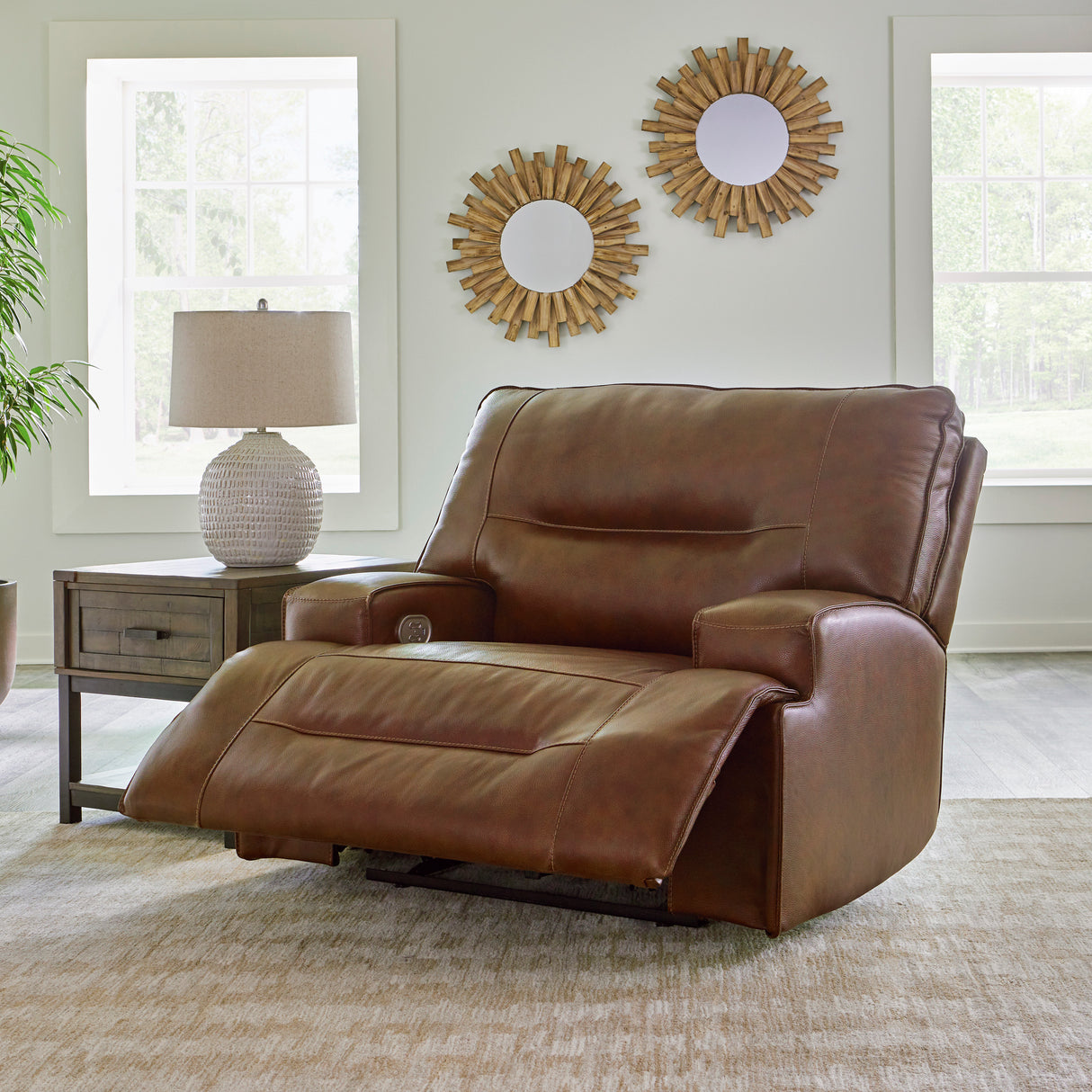 Francesca Auburn Power Recliner - Ornate Home