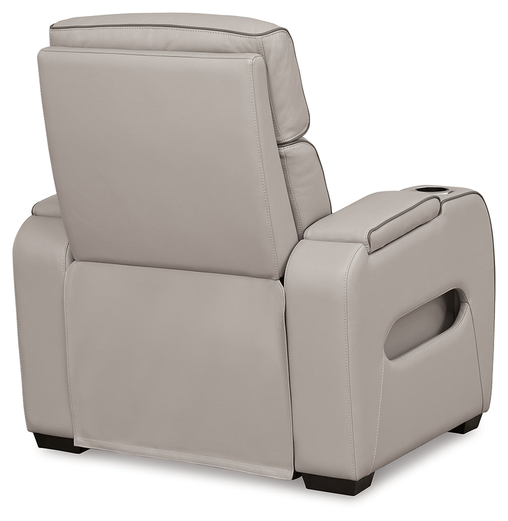 Boyington Gray Power Recliner - Ornate Home