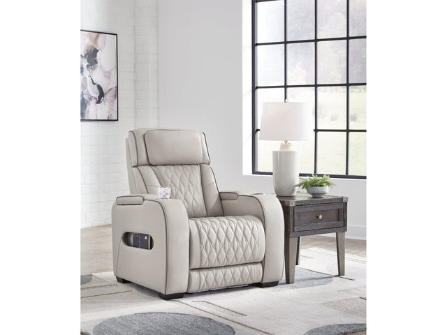 Boyington Gray Power Recliner - Ornate Home