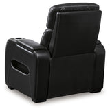 Boyington Black Power Recliner - Ornate Home