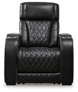 Boyington Black Power Recliner - Ornate Home