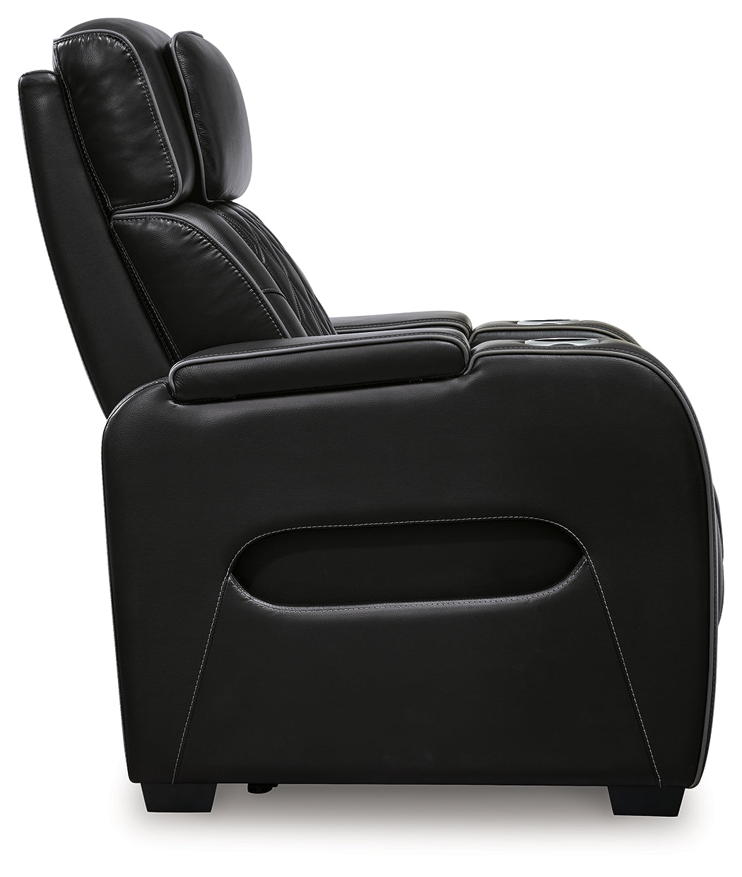 Boyington Black Power Recliner - Ornate Home