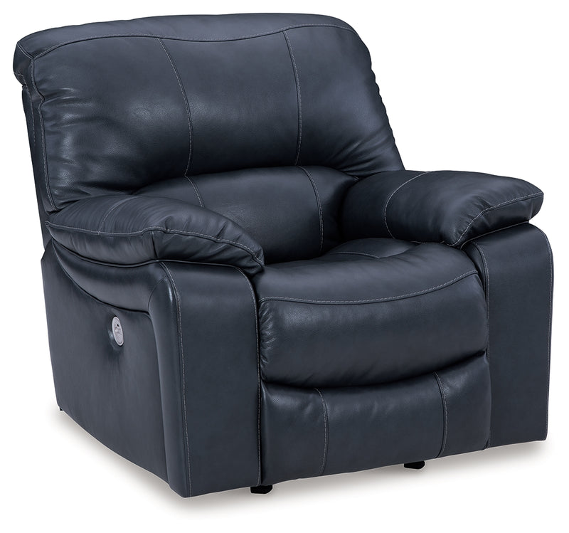 Leesworth Ocean Power Recliner - Ornate Home