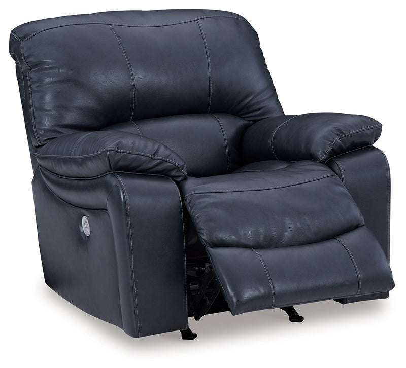 Leesworth Ocean Power Recliner - Ornate Home