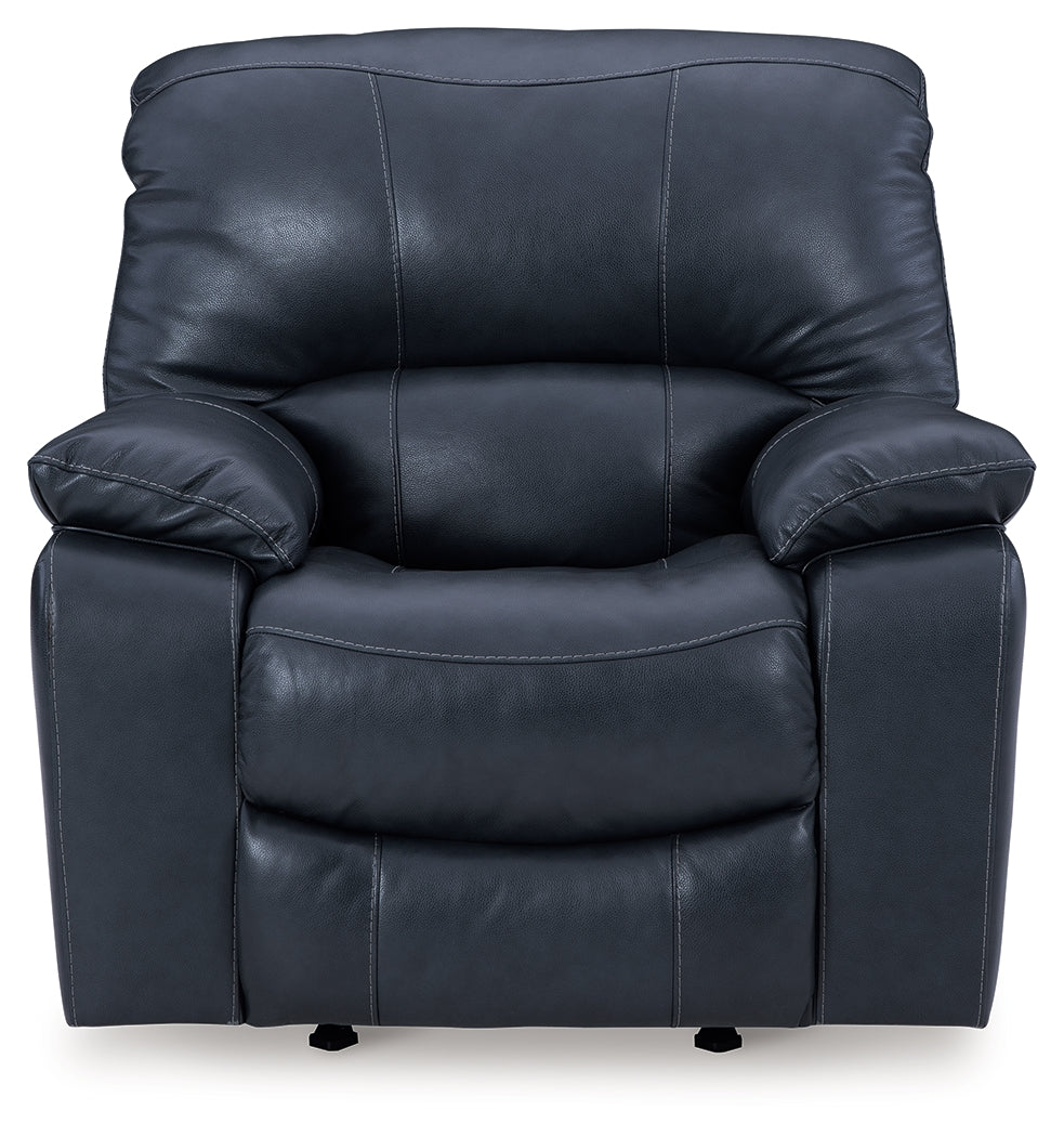 Leesworth Ocean Power Recliner - Ornate Home