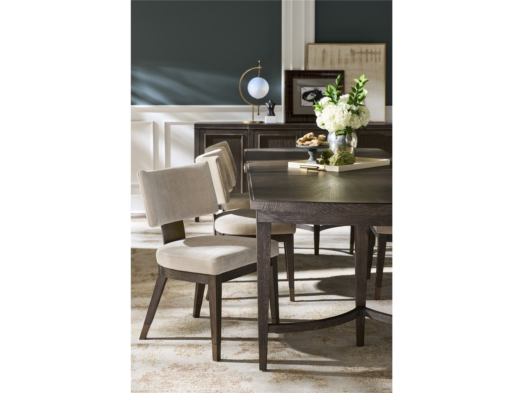 Montclair Silken Fog/Cocoa Side Chair (Set of 2)